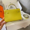 Hermes Kelly Mini Yellow Leather