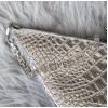 GIVENCHY Black Small Cut Out Chain Silver Bag