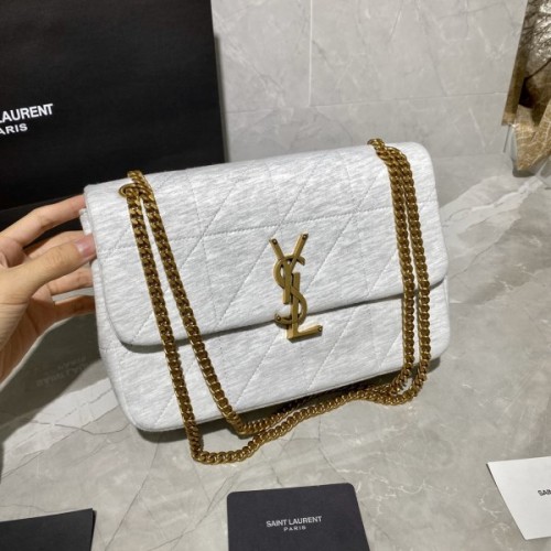 YSL Jamie White Medium Bag