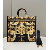 FENDI Sunshine Fendace Printed FF leather shopper