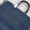 Fendi tote dark denim bag