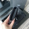 YSL all black wallet 19cm