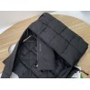 Bottega Veneta Cassette Intrecciato-nylon black cross bag