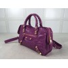 Balenciaga motorcycle bag Purple