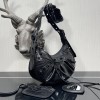 Balenciaga Le Cagole black - black hardware bag 26cm / 33cm
