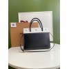 Burberry Leather Title Tote Bag