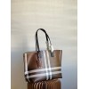 Burberry large tote shopping bag