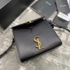 YSL CASSANDRA MINI TOP HANDLE BAG Black