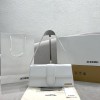 Jacquemus white leather bag