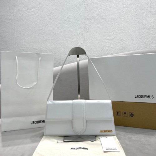 Jacquemus white leather bag