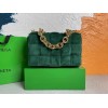 Bottega Veneta THE CHAIN CASSETTE Green Velvet