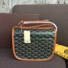 Goyard Belvedere PM Brown Leather Bag