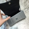 Balenciaga mini hourglass silver 19cm