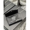 YSL UPTOWN chain wallet in crocodile bag
