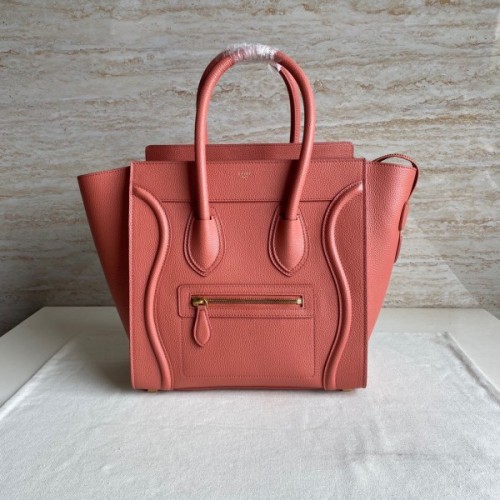 Celine Luggage Micro Orange Bag 27cm