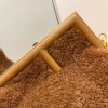 FENDI First Small Sheepskin brown leather bag | 8BP129