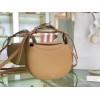 Chloe kiss purse in small grain calfskin beige