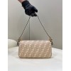 Fendi Baguette 1997 Beige FF wool bag