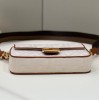 Fendi Baguette white FF canvas bag