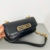 Balenciaga Black Leather Gossip 18cm Bag