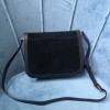 YSL Solfeino black suede shoulder bag