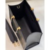 FENDI Sunshine Fendace Printed Black Shopper Bag
