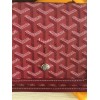 Goyard Red Plumet Pocket Wallet Bag