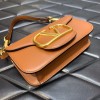 Valentino Garavani small Locò brown bag