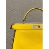 Peekaboo ISeeU Medium Yellow leather bag