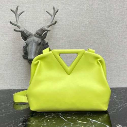 Bottega Veneta top handle bag in yellow