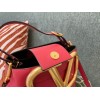 Valentino V logo bucket red 20cm