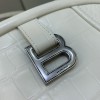 Balenciaga Editor white shoulder bag