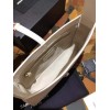 YSL LE 5 À 7 HOBO BAG IN WHITE SMOOTH LEATHER