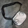 Balenciaga silver crossbody bag