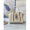 Givenchy Mini Antigona Lock White Leather Bag