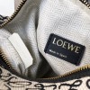 Loewe Cubi Small Anagram white leather bag