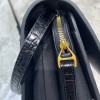 BALENCIAGA small black -golde hardware shoulder bag