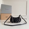Balenciaga Black Mini Le Cagole Chain Bag