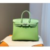 Hermes togo green mint crocodile 25cm