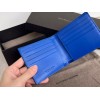 Bottega Veneta woven blue leather wallet