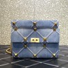 VALENTINO Garavani Stud denim leather bag