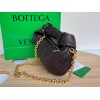 Bottega Veneta Mini Jodie Chain Hobo Brown Woven Bag