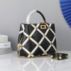 VALEN Garavani Rock-Stud Black Bag 23cm