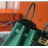 Hermes Togo Green Leather 25/30 Bag