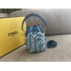 Fendi MON TRESOR blue FF bag