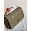 Burberry Kaki Small Horseferry Lola Bag