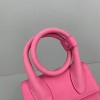 Jacquemus Le Chiquito Noeud Handbag pink 18cm