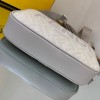 Fendi Camera Case white FF fabric bag