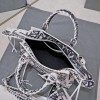 BALENCIAGA Neo Cagole City XS leather tote bag