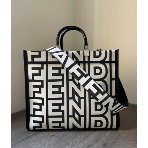 Fendi Fendigraphy Sunshine Leather Bag